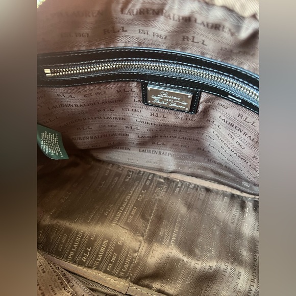 Lauren Ralph Lauren Black Satchel - Picture 12 of 12
